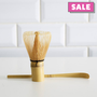 bamboo whisk and scoop